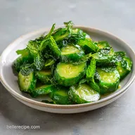 Lemon Cucumber Recipe with Mint for 4