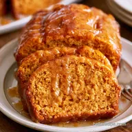 Pumpkin Bread with Glaze in 80 Minutes