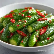 Red Pepper Dill Spears in 20 Minutes
