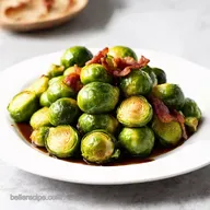 Best Brussel Sprouts and Bacon Recipe Balsamic Glaze Magic