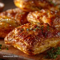Breakfast Hand Pies: Flaky Sausage Cheddar Puff Pastry Recipe