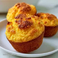 Savory Cornbread Muffins with Cheddar
