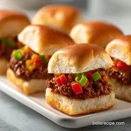 Sloppy Joe Sliders in 30 Minutes with Hawaiian Rolls
