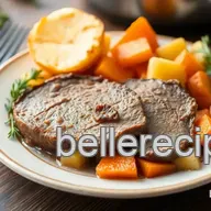 Easy & Juicy Slow Cooked Eye of Round Roast Comforting Meal: My Family Favorite