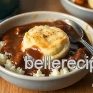 Southern Chocolate Gravy Bliss: Easy Biscuit Topping!