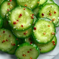 Spicy Cucumber Pickles for 8 Servings