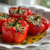 Sweet Peppers with Garlic and Herbs in 25 Minutes