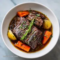 Classic Pot Roast Recipe with Red Wine Glaze