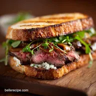 Sandwich Recipe The Ultimate Gourmet Steak Horseradish Feast