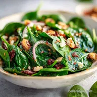 Spinach Salad Recipe in 25 Minutes with Bacon