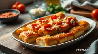 Cheesy Homemade Pizza Rolls: The Perfect Snack for Pizza Lovers recipe card