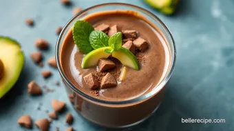 Chilled Avocado Chocolate Delight recipe card