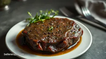My Favorite Steak au Poivre Recipe: A Simple French Classic recipe card