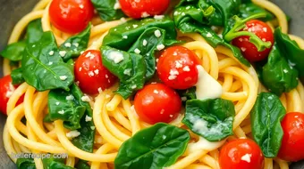 Creamy Fettuccine Weesie with Spinach Delight