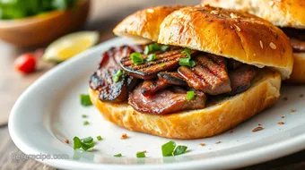 Grilled Flank Steak Sandwich Delight