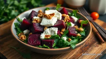 Roasted Beet Salad with Goat Cheese Delight