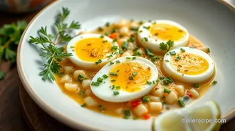 Sautéed Corbina Eggs with Fresh Herbs recipe card