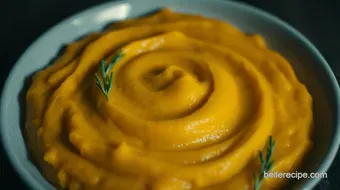 Silky Butternut Squash Purée Recipe: A Cozy Autumn Side Dish recipe card