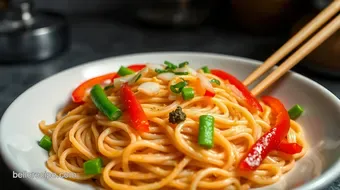 Easy Singapore Rice Noodles Recipe: A Quick Journey to the East recipe card