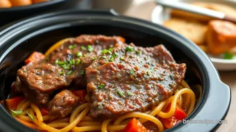 Slow Cooker Eye of Round Beef Tender Delight