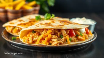 Taco Bell chicken quesadilla recipe: Easy Cheesy Delight for Dinner! recipe card