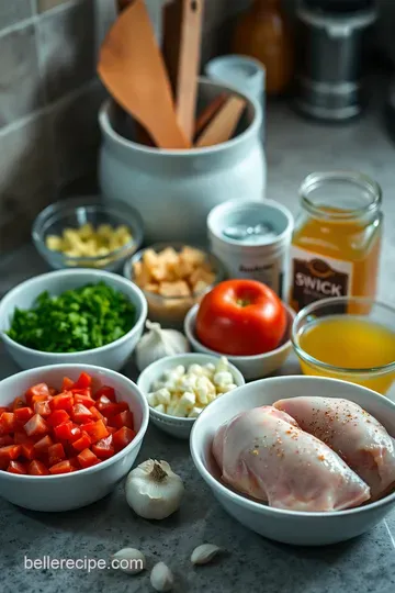 Ajiaco: A Cozy Colombian Chicken and Potato Soup ingredients