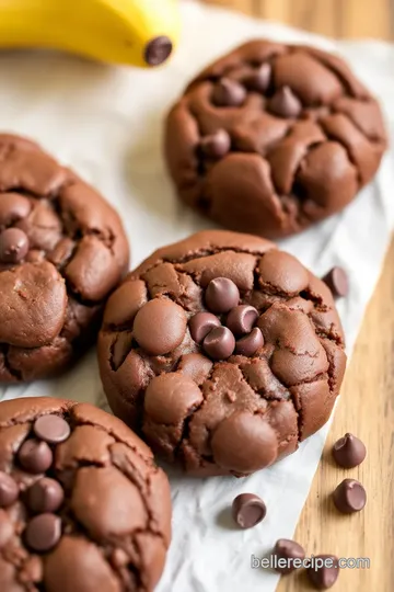 Banana Brownie Cookie Delights presentation