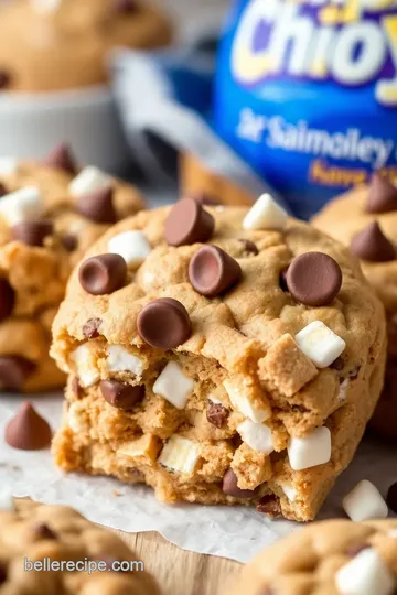 Chips Ahoy Stuffed S’mores Big Cookie presentation