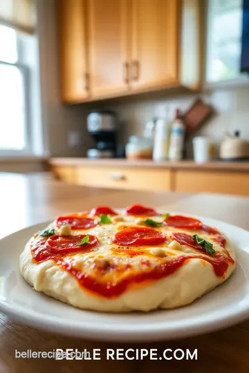 No Rising Pizza Dough steps