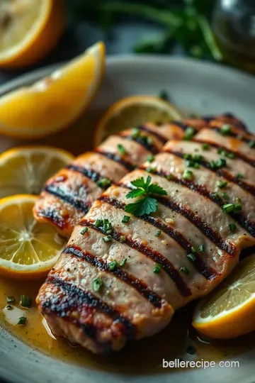 Beautifully Grilled Tuna Steaks with Zesty Marinade presentation