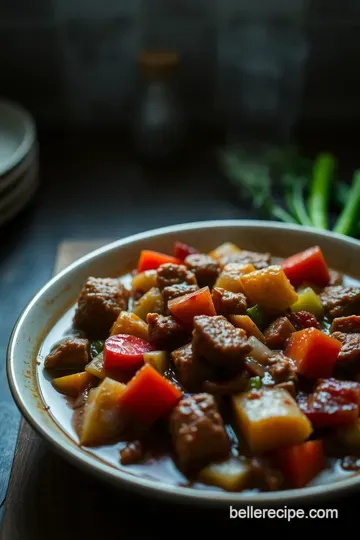 Cajun-Style Raccoon Stew: A Southern Delicacy presentation