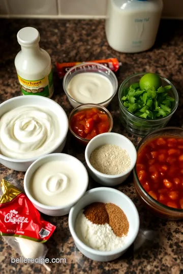 Chick-fil-A Inspired Creamy Salsa Dressing ingredients