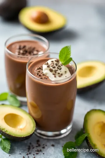 Protein-Packed Chocolate Avocado Mousse presentation