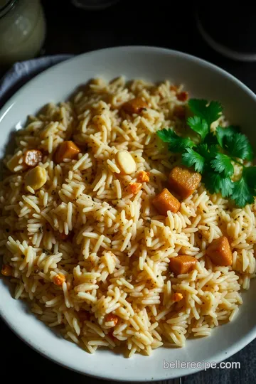 Classic Arroz con Gandules: The Heart of Puerto Rico on Your Plate presentation