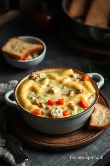 Classic Comfort: Hearty Turkey Pot Pie presentation