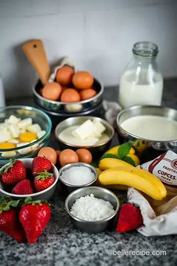 Classic French Crepes: Fluffy Delights in Every Bite ingredients