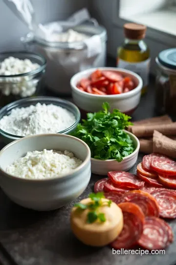 Classic Italian Piadina – A Soft & Savory Delight ingredients