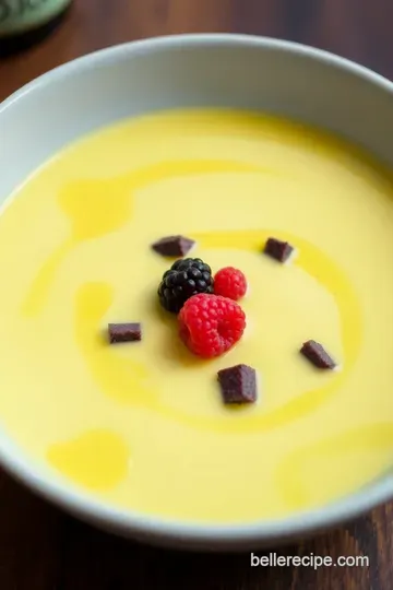 Classic Italian Zabaione: A Luxurious Whipped Dessert presentation