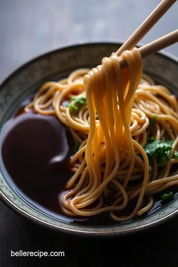 Classic Japanese Soba Noodles with Dipping Sauce (Zaru Soba) presentation