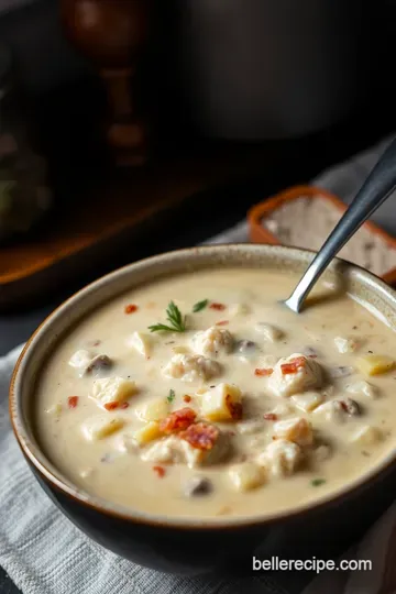 Classic New England Clam Chowder: A Taste of Coastal Comfort presentation