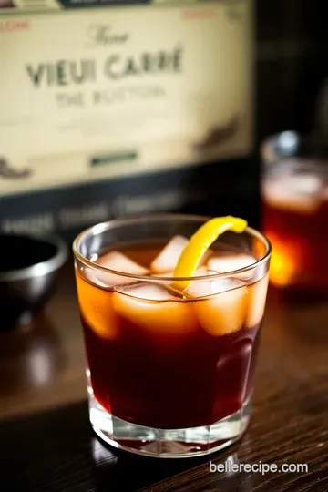 Classic Vieux Carré Cocktail: A New Orleans Tradition presentation