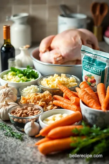 Cocotte-Braised Guinea Fowl: A Rustic Delight ingredients