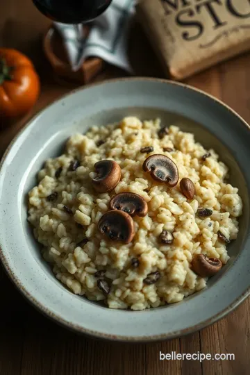Creamy Morel Mushroom Risotto: A Taste of the Forest presentation