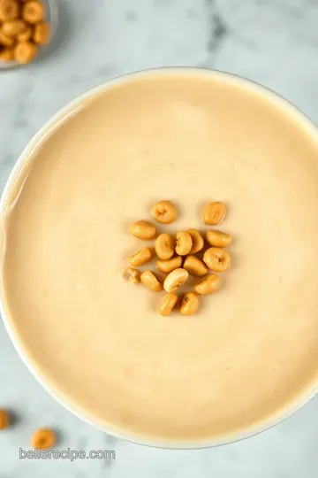 Creamy Peanut Butter Banana Bliss Smoothie presentation
