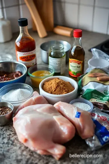 Crispy Air Fryer Barbecue Chicken ingredients