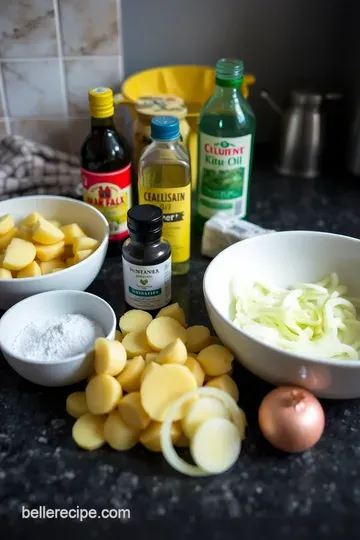Crispy Lyonnaise Potatoes: A French Classic ingredients