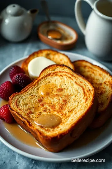 Decadent French Toast: The Perfect Egg to Milk Ratio presentation