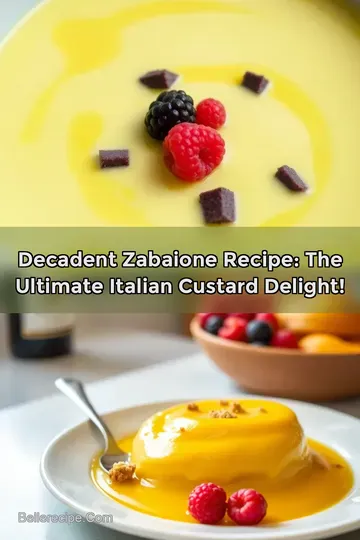 Decadent Zabaione Recipe: The Ultimate Italian Custard Delight!