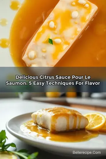 Delicious Citrus Sauce pour le Saumon: 5 Easy Techniques for Flavor