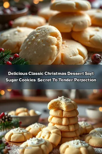 Delicious Classic Christmas Dessert Soft Sugar Cookies: Secret To Tender Perfection
